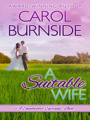 cover image of A Suitable Wife (A Sweetwater Springs Novel)